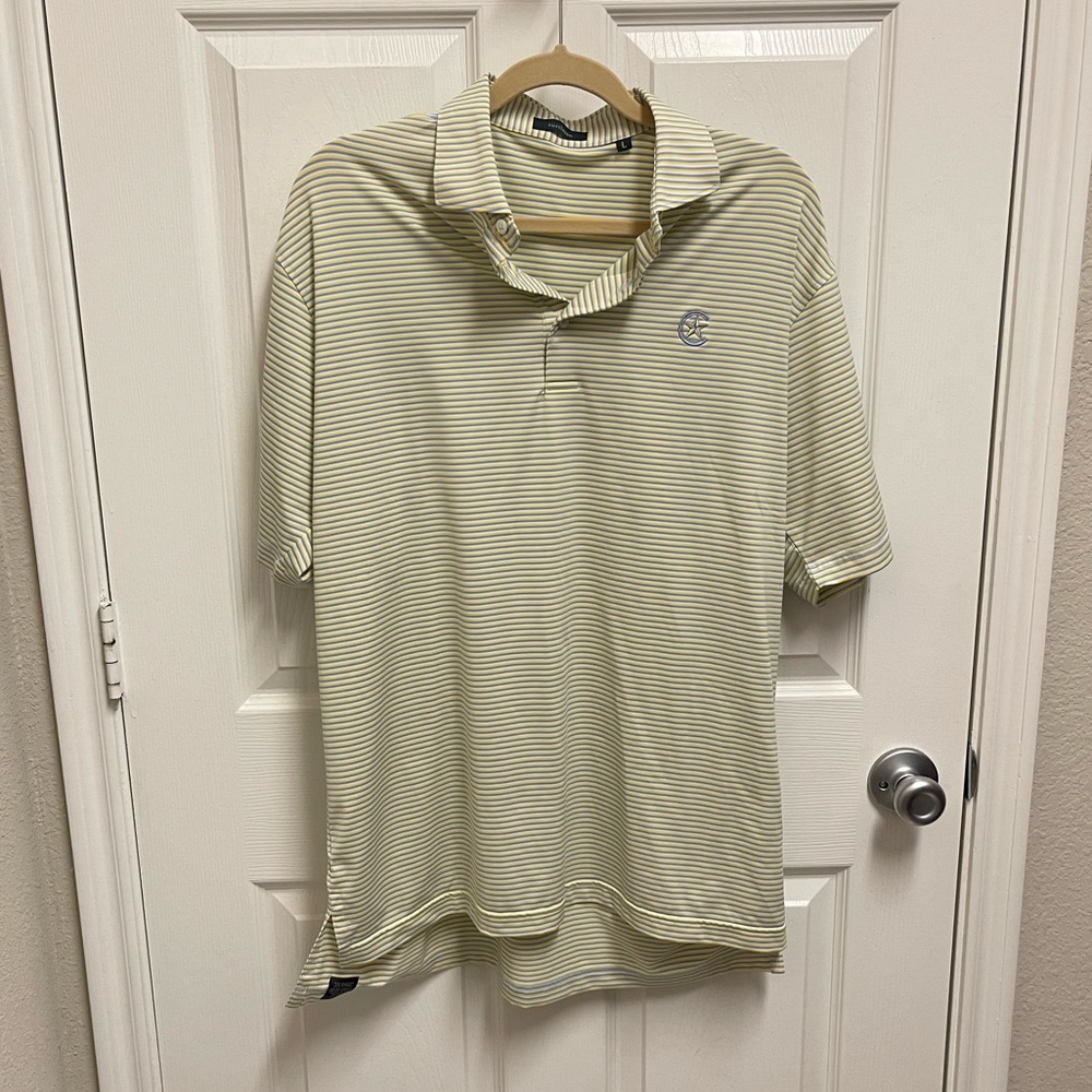 Turtleson Striped Golf Polo